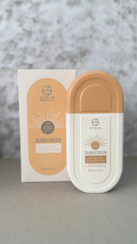 ضد آفتاب بیرنگ استلین SPF 80 حجم 100 گرم | Estelin Invisible Sunscreen